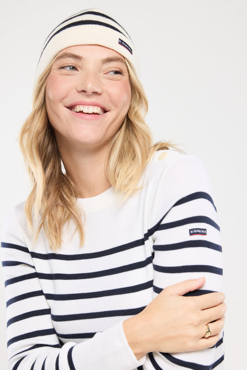 Pull marin rayé Briac - laine mérinos - Le Comptoir Maritime - 6