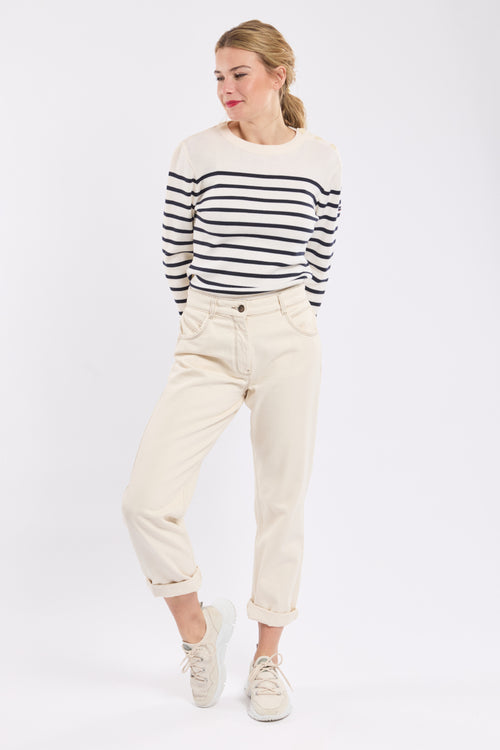 Pull marin rayé Briac - laine mérinos - Le Comptoir Maritime - 4