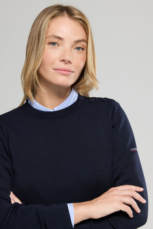 Pull marin Briac - laine mérinos - Le Comptoir Maritime - 4