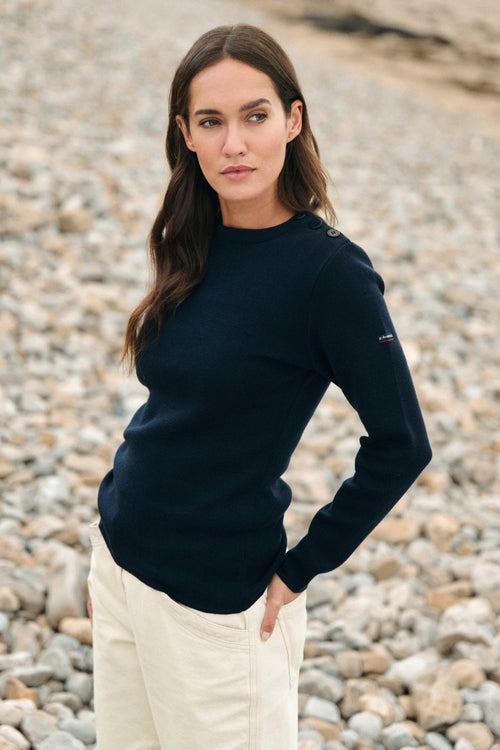 Pull marin Briac - laine mérinos - Le Comptoir Maritime - 3