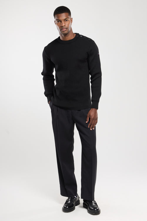 Pull marin uni Fouesnant - laine - Le Comptoir Maritime - 3