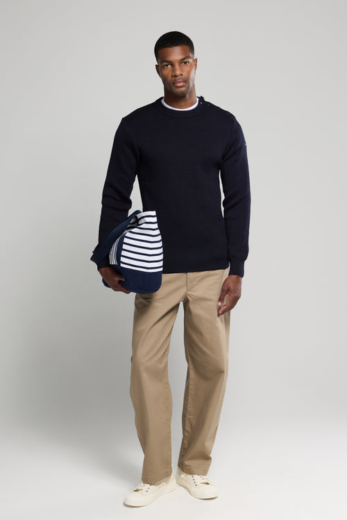 Pull marin uni Fouesnant - laine - Le Comptoir Maritime - 3