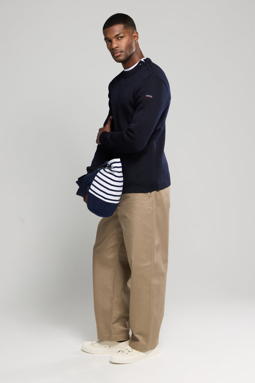 Pull marin uni Fouesnant - laine - Le Comptoir Maritime - 5