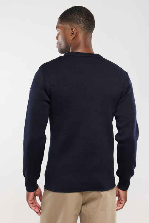 Pull marin uni Fouesnant - laine - Le Comptoir Maritime - 4
