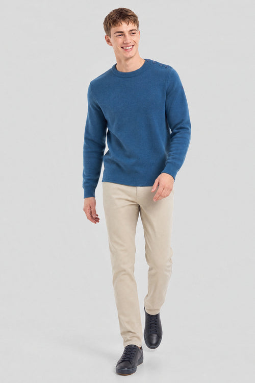 Pull marin uni Fouesnant - laine - Le Comptoir Maritime - 3