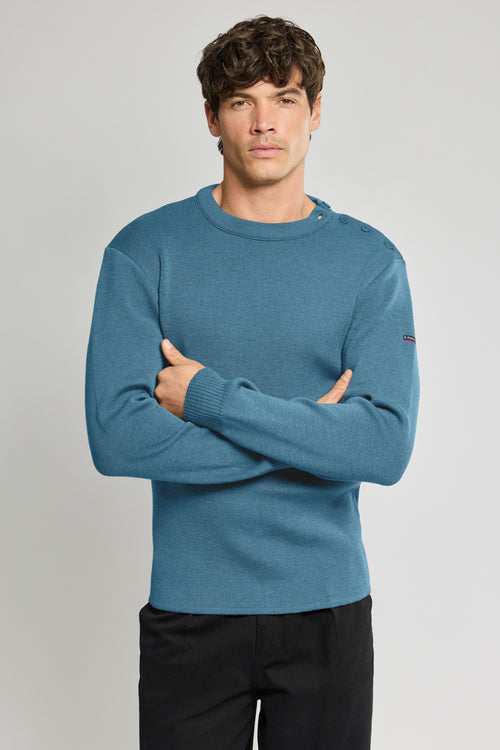 Pull marin uni Fouesnant - laine - Le Comptoir Maritime - 2