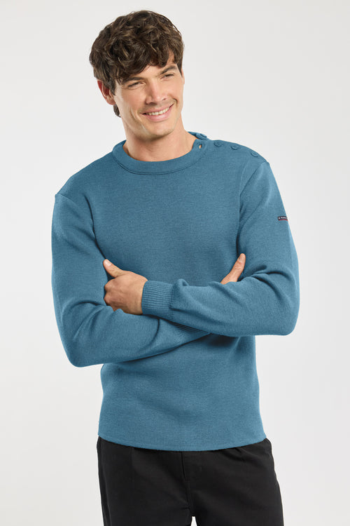 Pull marin uni Fouesnant - laine - Le Comptoir Maritime - 1
