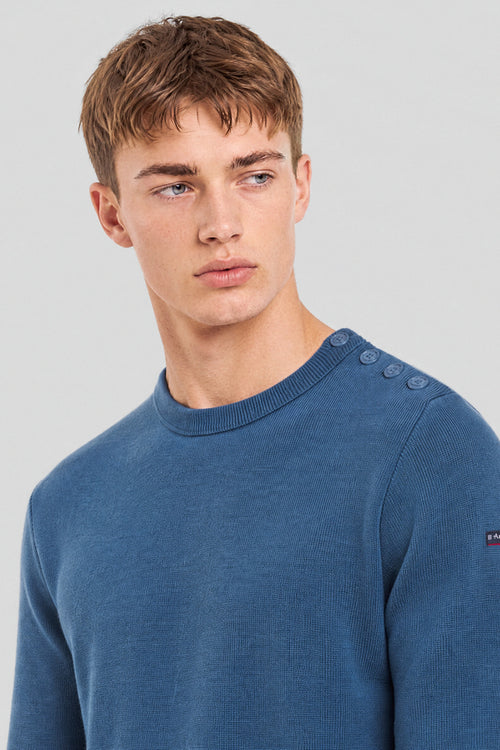 Pull marin uni Fouesnant - laine - Le Comptoir Maritime - 2