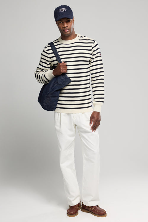 Pull marin rayé Fouesnant - laine - Le Comptoir Maritime - 3