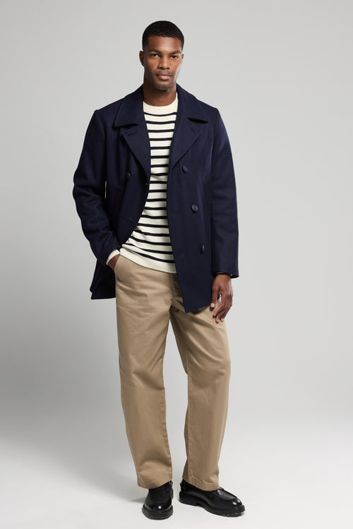 Caban marin Cap Sizun - drap de laine - Le Comptoir Maritime - 1