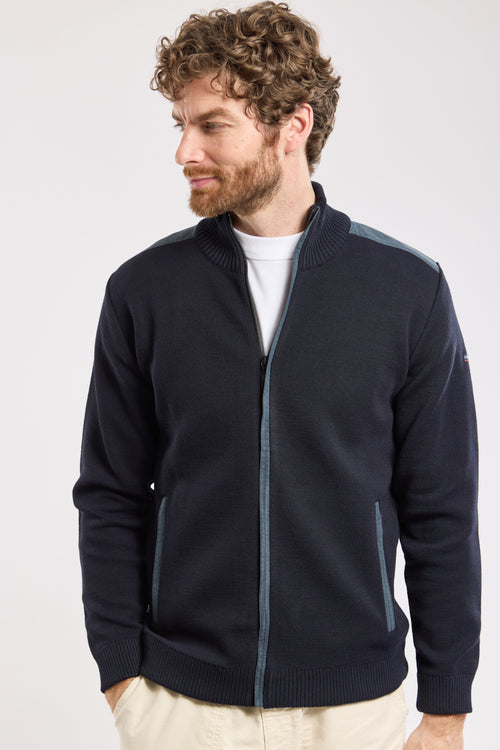 Cardigan - maille haute densité - Le Comptoir Maritime - 6