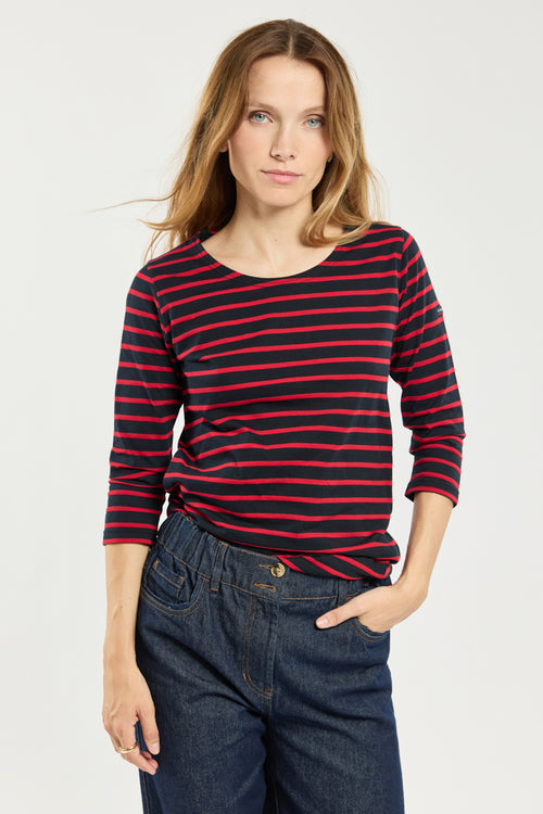 Marinière manches 3/4 - coton léger - Le Comptoir Maritime - 1