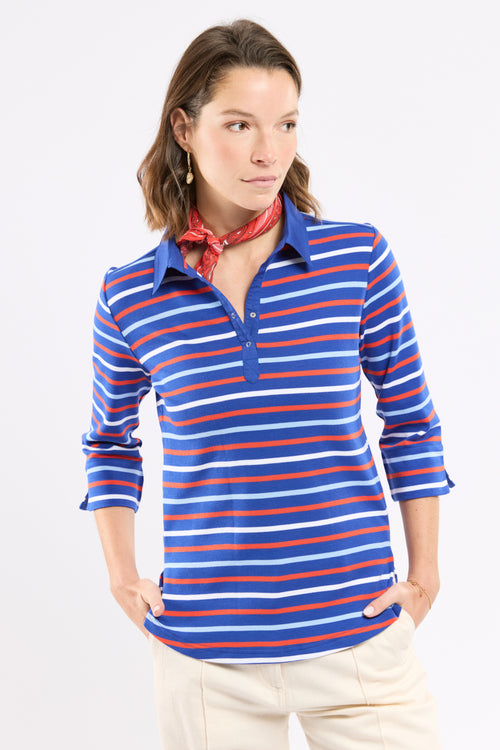 Polo rayé 4 couleurs - coton épais - Le Comptoir Maritime - 2