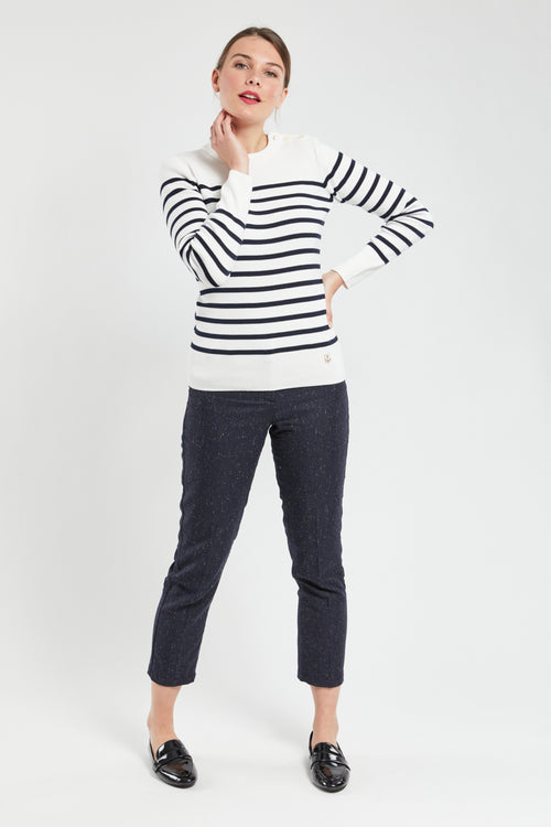 Pull marin rayé Groix - coton - Le Comptoir Maritime - 4