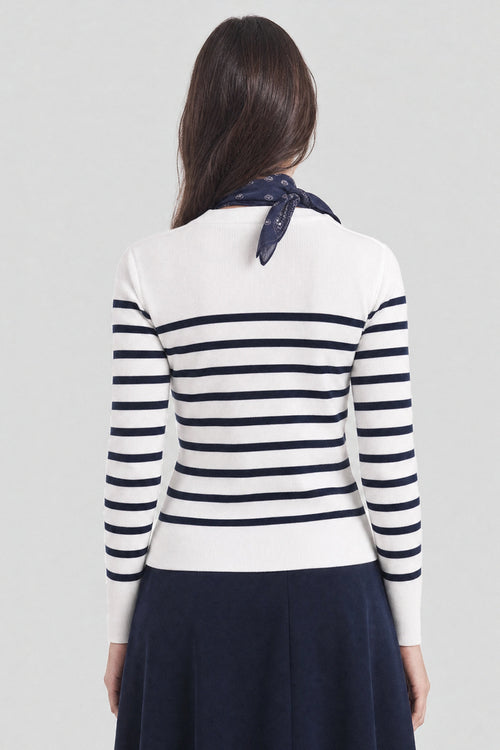 Pull marin rayé Groix - coton - Le Comptoir Maritime - 4