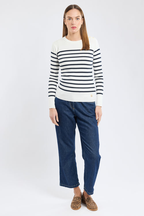 Pull marin rayé Groix - coton - Le Comptoir Maritime - 5
