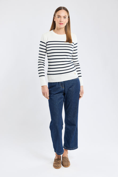 Pull marin rayé Groix - coton - Le Comptoir Maritime - 3