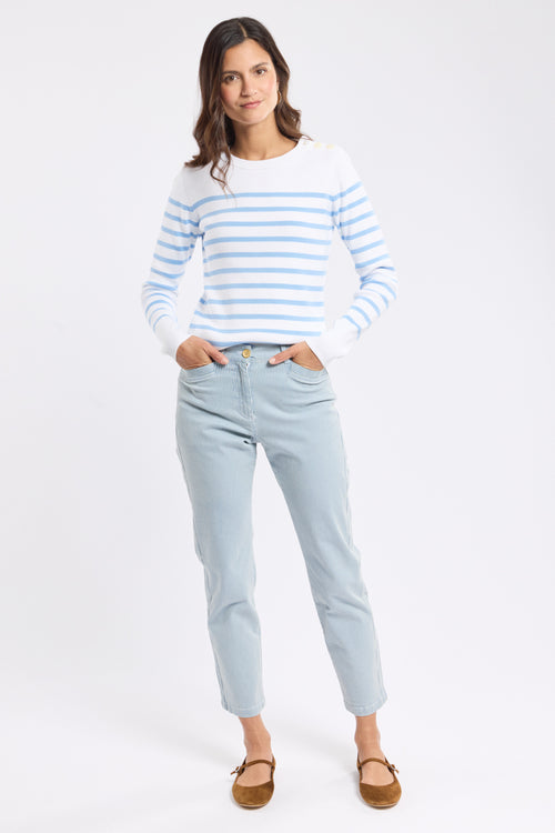 Pull marin rayé Groix - coton - Le Comptoir Maritime - 3