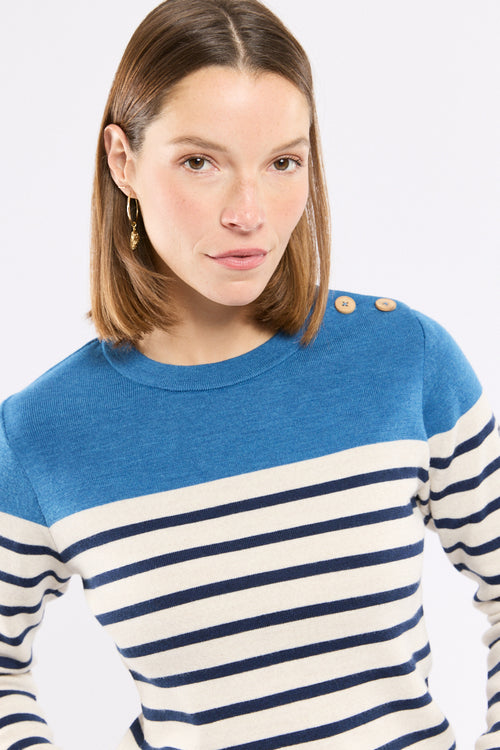 Pull marin rayé - laine - Le Comptoir Maritime - 3