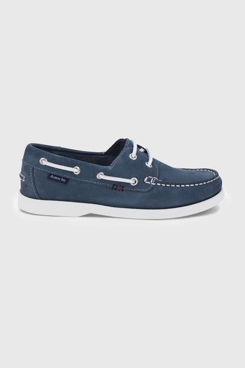 Chaussures bateau dorée Frehel - cuir - Le Comptoir Maritime - 3