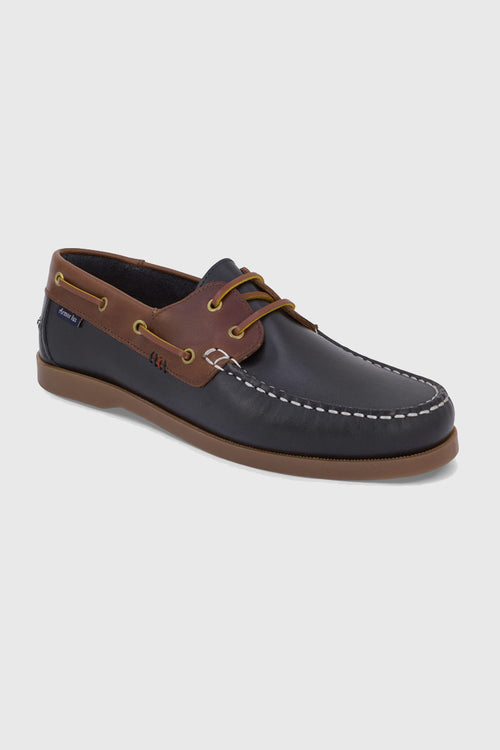 Chaussures bateau Frehel - cuir - Le Comptoir Maritime - 1