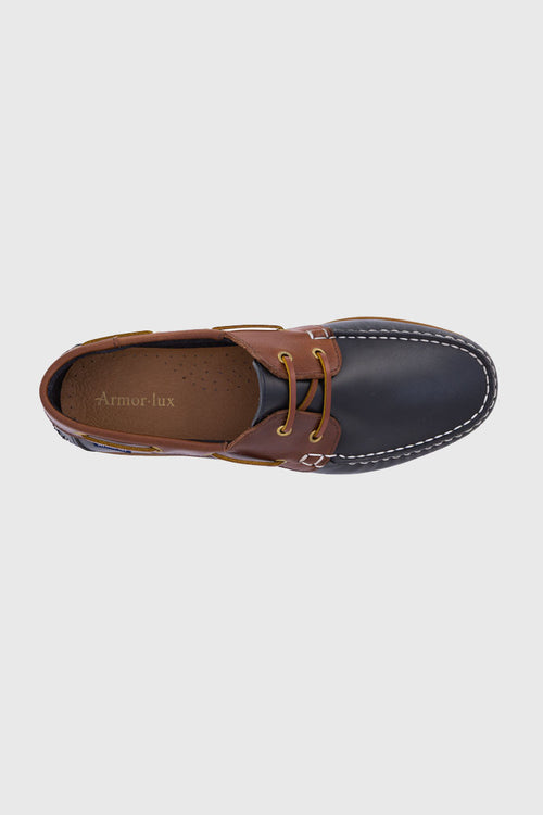 Chaussures bateau Frehel - cuir - Le Comptoir Maritime - 3