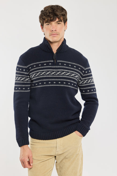 Pull camionneur Deauville - laine - Le Comptoir Maritime - 1