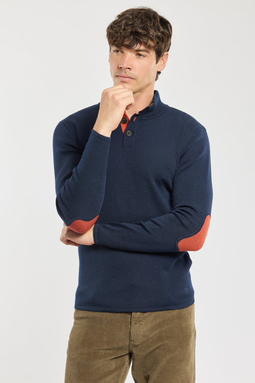 Pull col camionneur Deauville - laine - Le Comptoir Maritime - 1