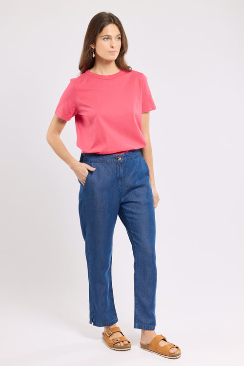 Pantalon taille élastique - lyocel - Le Comptoir Maritime - 1