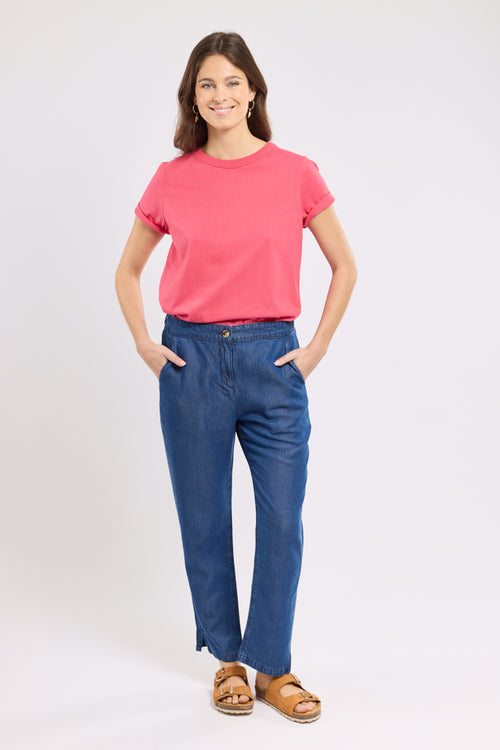 Pantalon taille élastique - lyocel - Le Comptoir Maritime - 5