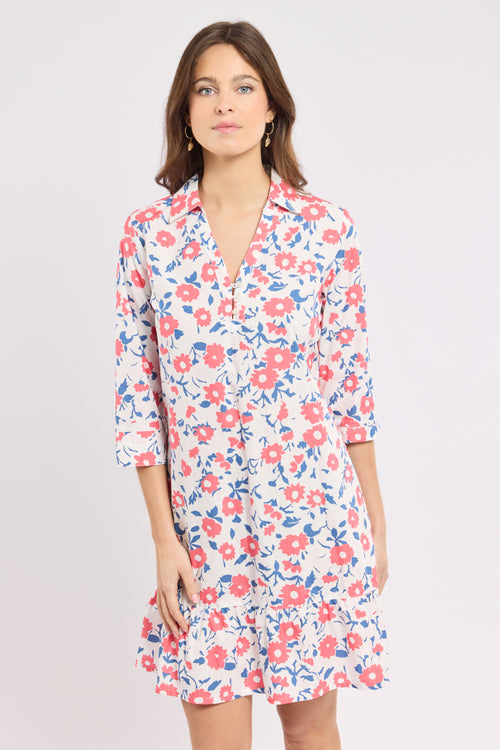 Robe fleurie Deauville - coton - Le Comptoir Maritime - 1