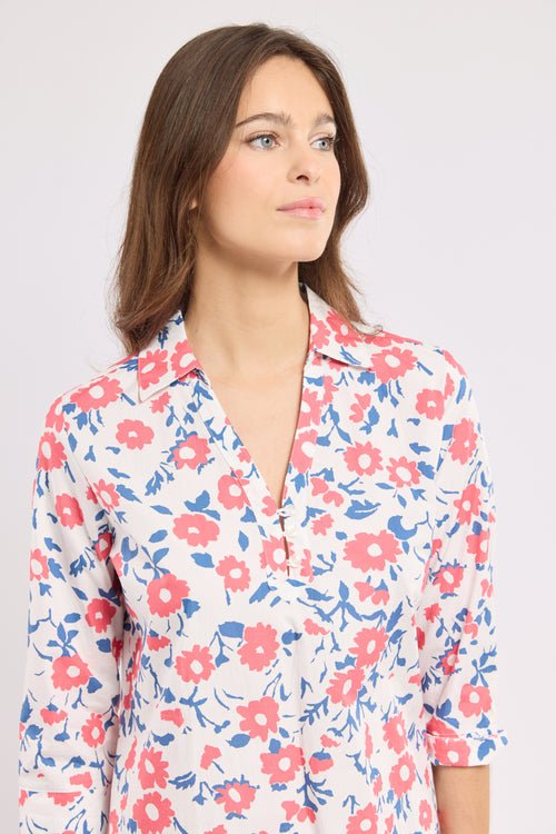 Robe fleurie Deauville - coton - Le Comptoir Maritime - 2