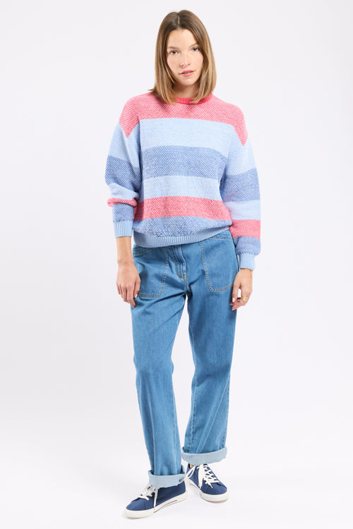 Pull point fantaisie Deauville - Coton - Le Comptoir Maritime - 3