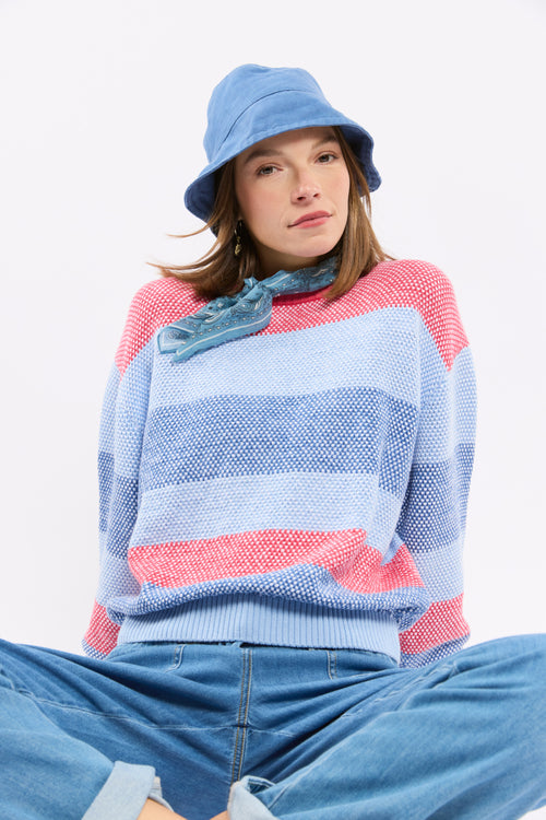 Pull point fantaisie Deauville - Coton - Le Comptoir Maritime - 5