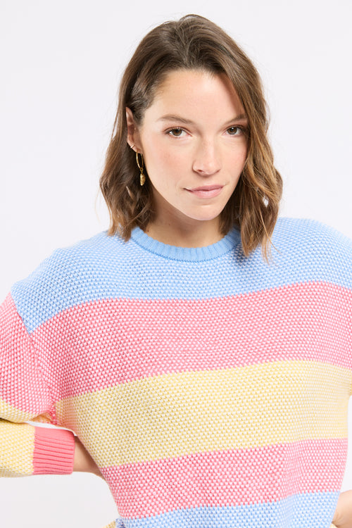 Pull point fantaisie Deauville - coton - Le Comptoir Maritime - 2