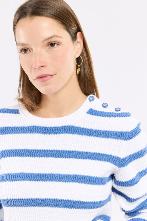 Pull Zig-Zag Deauville - Coton - Le Comptoir Maritime - 4