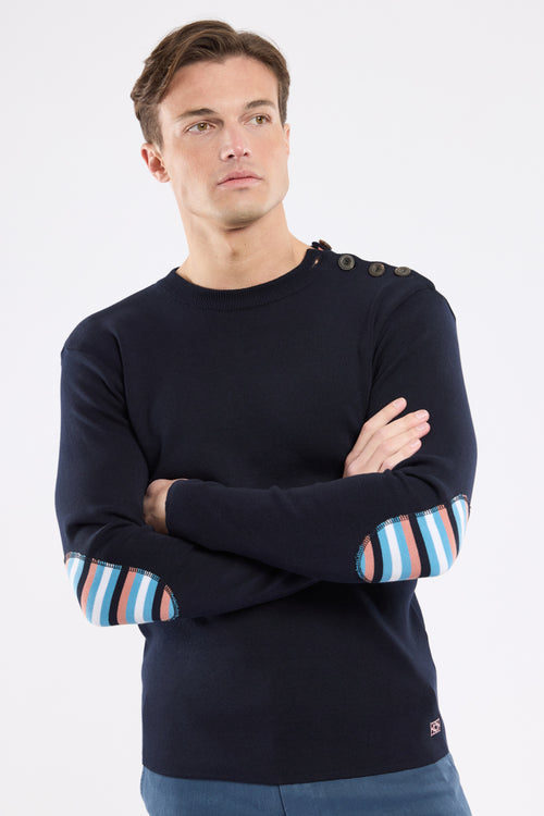 Pull coudières rayées - coton - Le Comptoir Maritime - 1