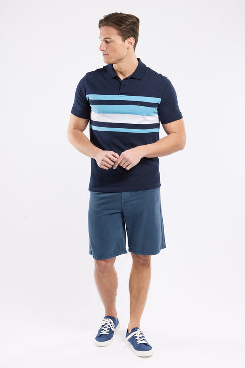Polo bicolore - coton léger - Le Comptoir Maritime - 3