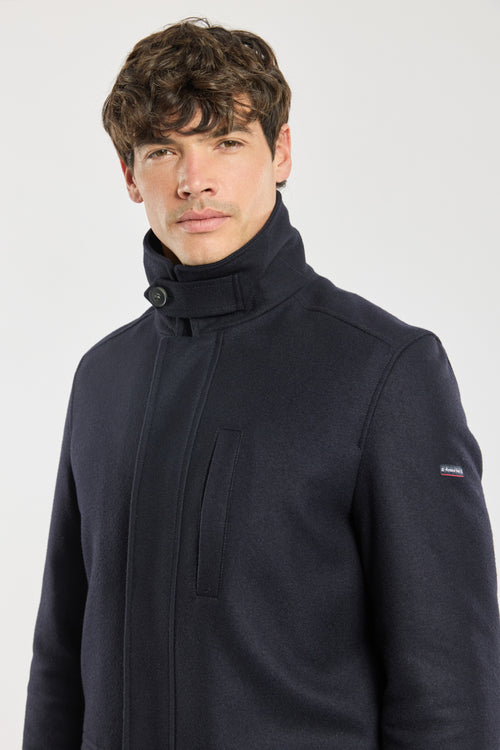 Manteau avec parementure - drap de laine - Le Comptoir Maritime - 2