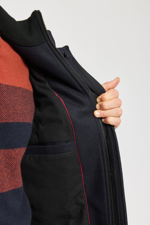 Manteau avec parementure - drap de laine - Le Comptoir Maritime - 4