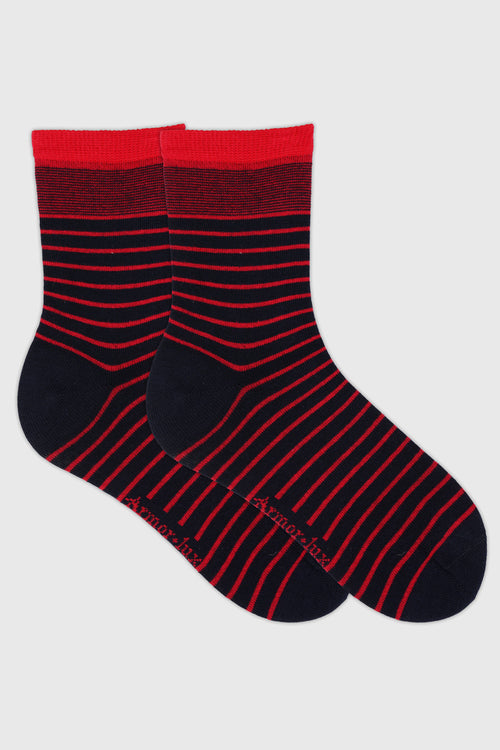 Chaussettes rayées - coton - Le Comptoir Maritime - 1