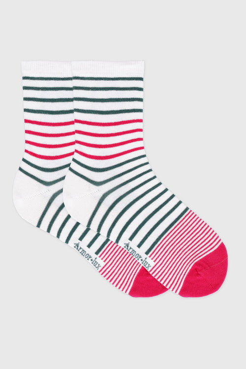 Chaussettes rayées - du 35 au 42 - Le Comptoir Maritime - 1