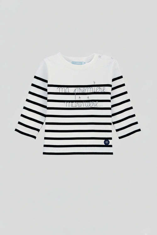 Marinière Ma 1ère marinière Baby - coton épais - Le Comptoir Maritime - 1
