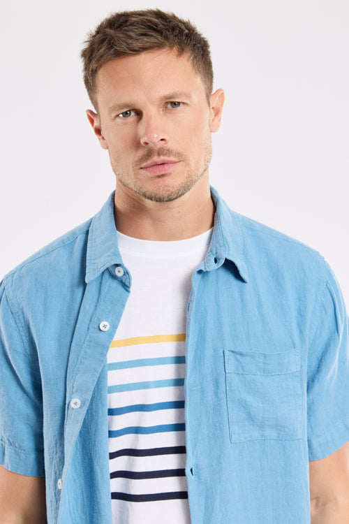 Chemise manches courtes - lin - Le Comptoir Maritime - 2