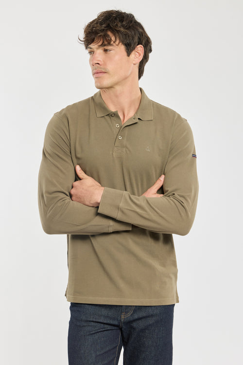 Polo manches longues - coton piqué - Le Comptoir Maritime - 1