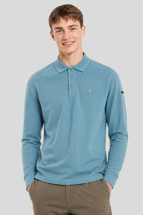 Polo manches longues - coton piqué - Le Comptoir Maritime - 1