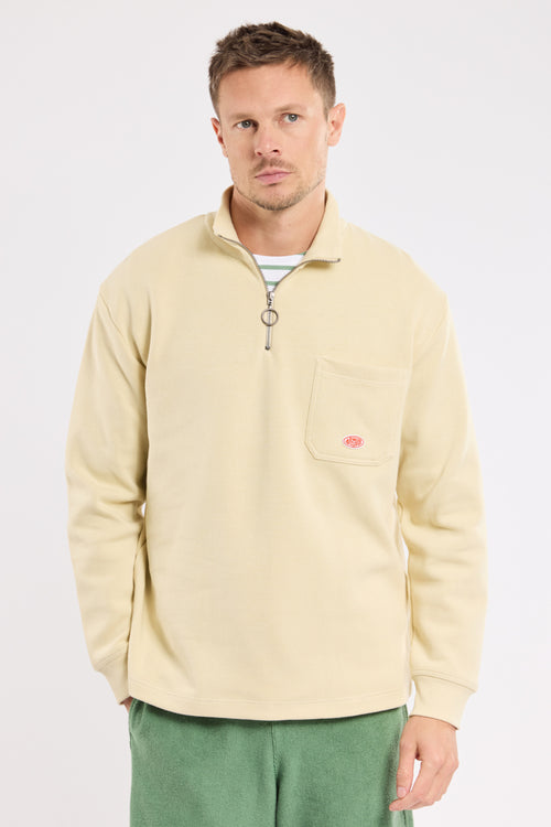 Sweat col camionneur Héritage - coton épais - Le Comptoir Maritime - 1