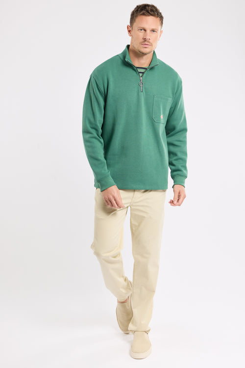 Sweat col camionneur Héritage - coton épais - Le Comptoir Maritime - 3