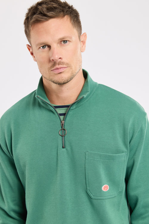 Sweat col camionneur Héritage - coton épais - Le Comptoir Maritime - 2