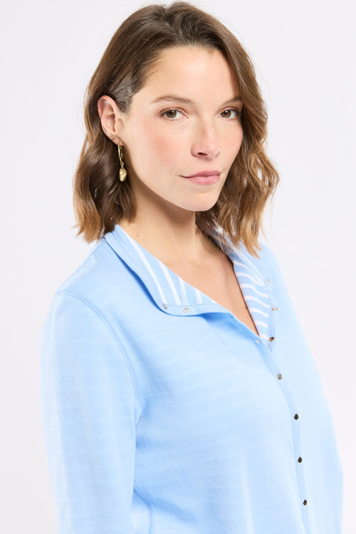 Veste réversible rayée - coton - Le Comptoir Maritime - 4